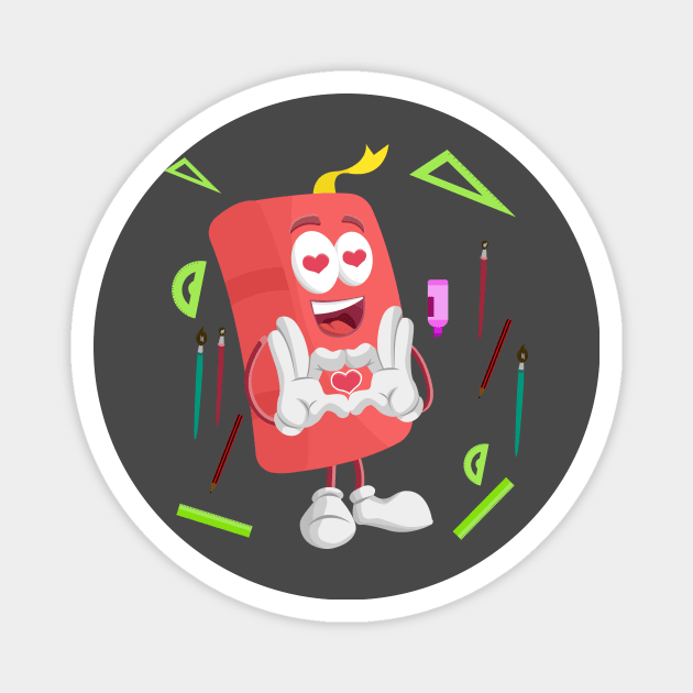 Back to School Cute Design Magnet by Rumah Animaton